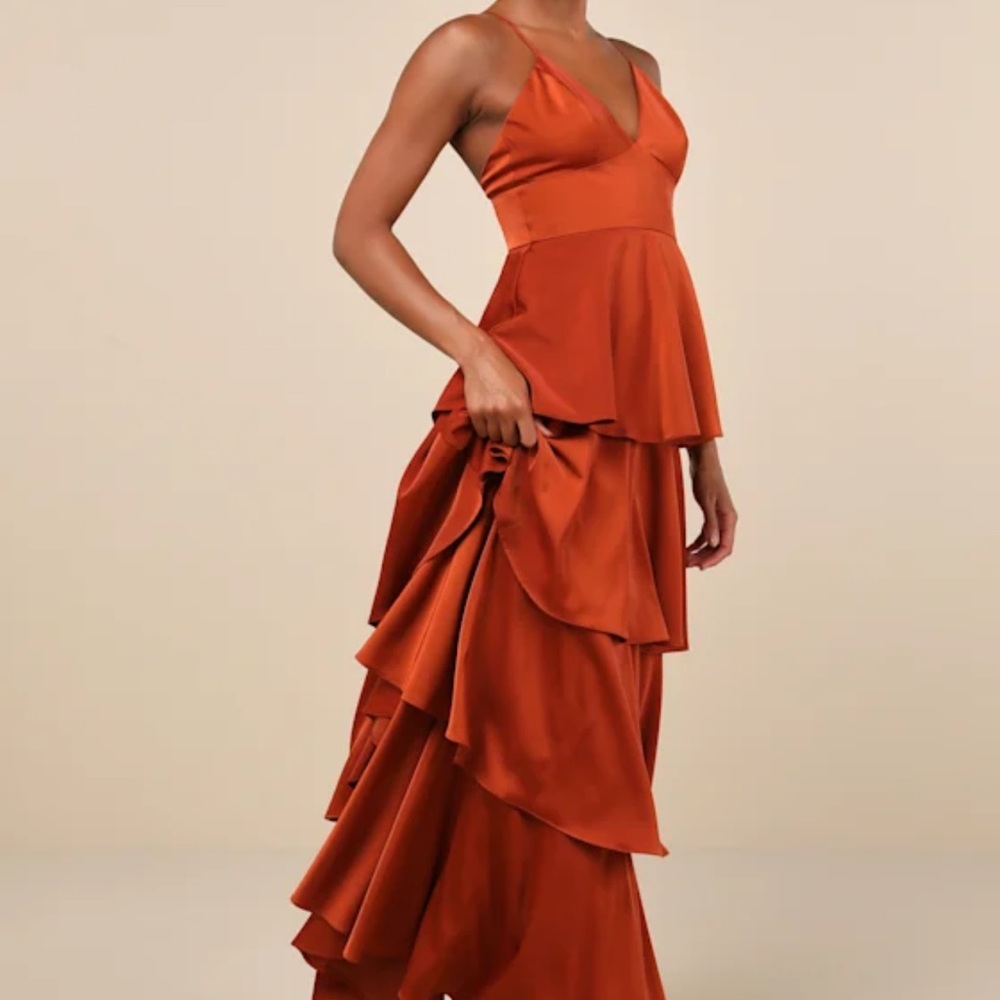 Lulu's Rust Dress